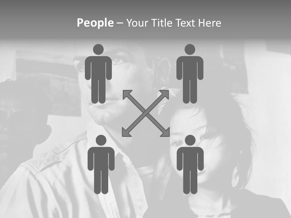 American Man And A Japanese Girl PowerPoint Template