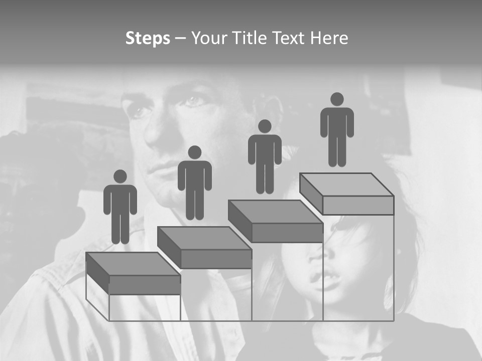 American Man And A Japanese Girl PowerPoint Template