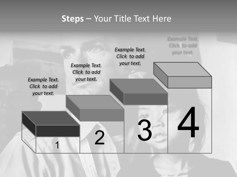 American Man And A Japanese Girl PowerPoint Template