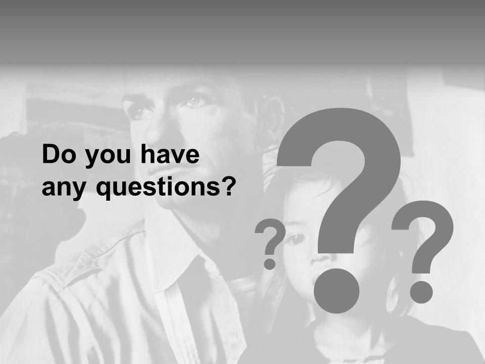 American Man And A Japanese Girl PowerPoint Template