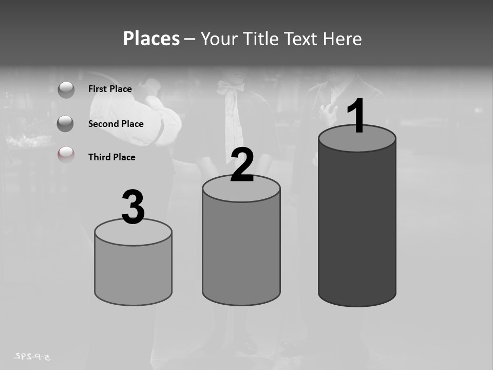 Charlie Chaplin And His Company PowerPoint Template