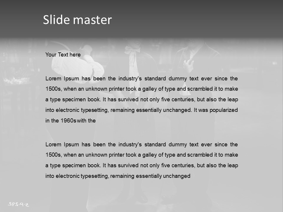 Charlie Chaplin And His Company PowerPoint Template