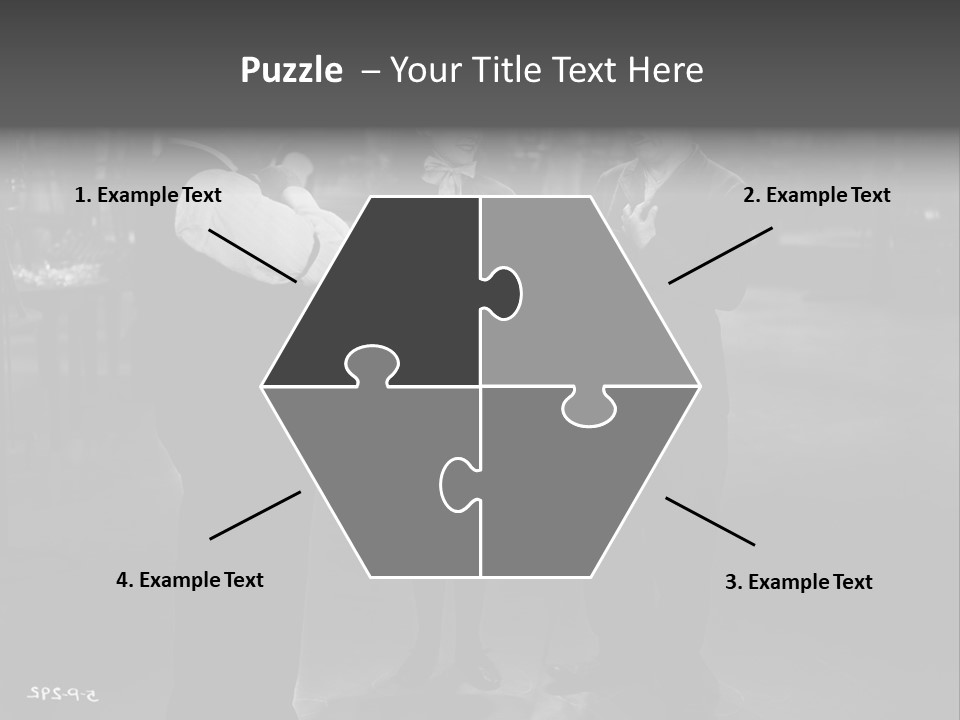 Charlie Chaplin And His Company PowerPoint Template