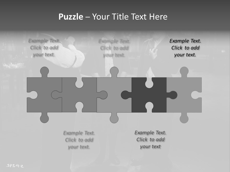 Charlie Chaplin And His Company PowerPoint Template