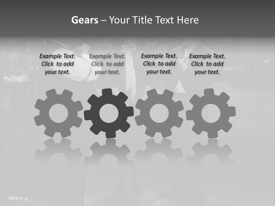 Charlie Chaplin And His Company PowerPoint Template