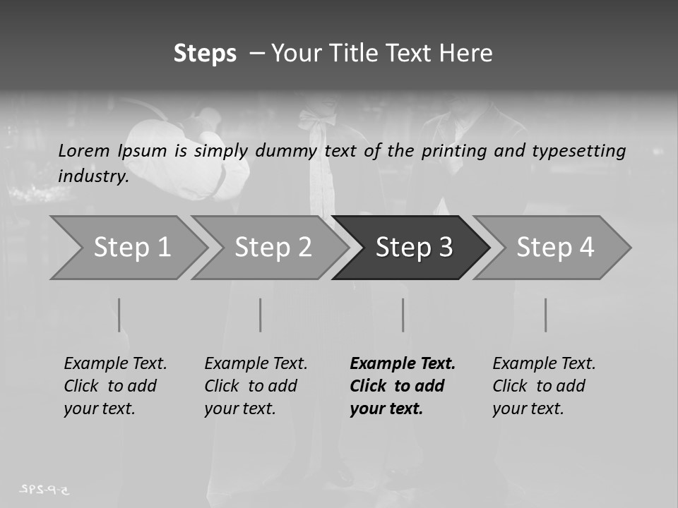 Charlie Chaplin And His Company PowerPoint Template