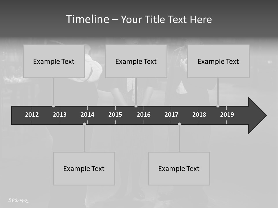 Charlie Chaplin And His Company PowerPoint Template