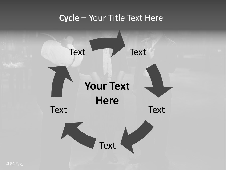 Charlie Chaplin And His Company PowerPoint Template