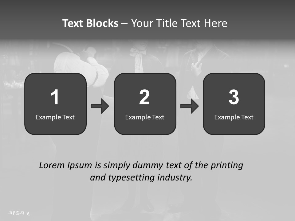 Charlie Chaplin And His Company PowerPoint Template