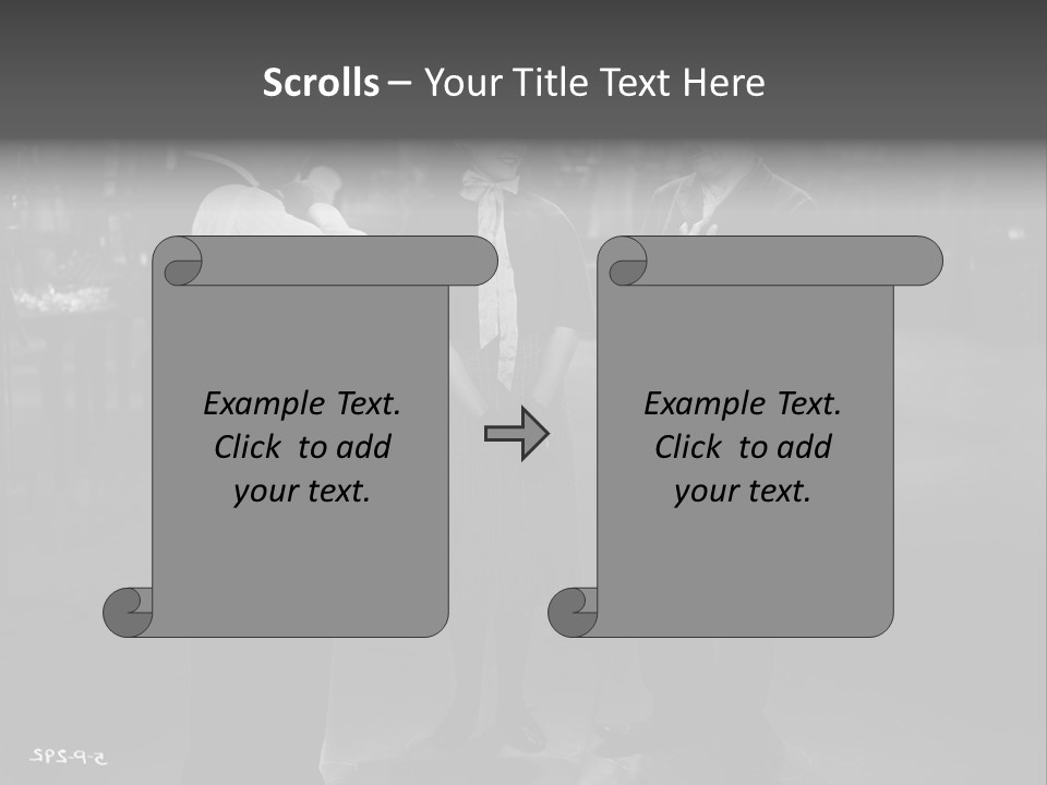 Charlie Chaplin And His Company PowerPoint Template