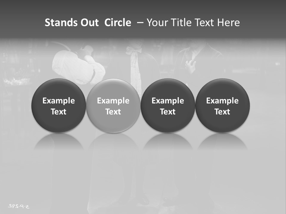 Charlie Chaplin And His Company PowerPoint Template
