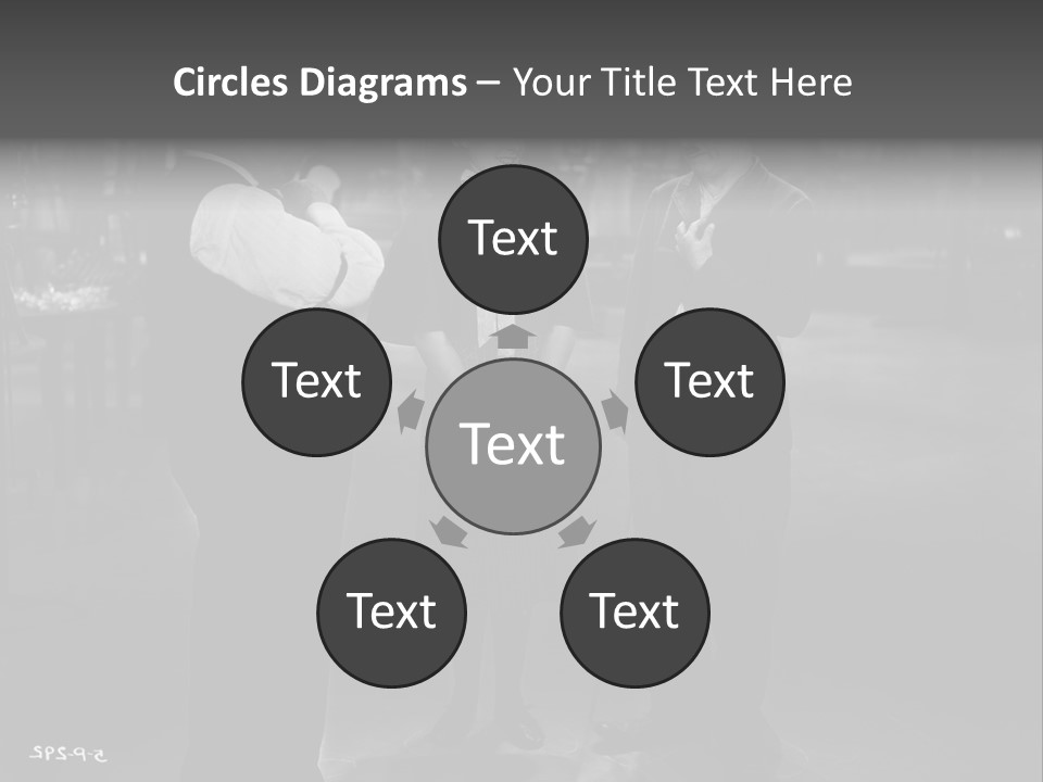 Charlie Chaplin And His Company PowerPoint Template