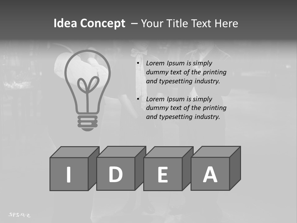 Charlie Chaplin And His Company PowerPoint Template