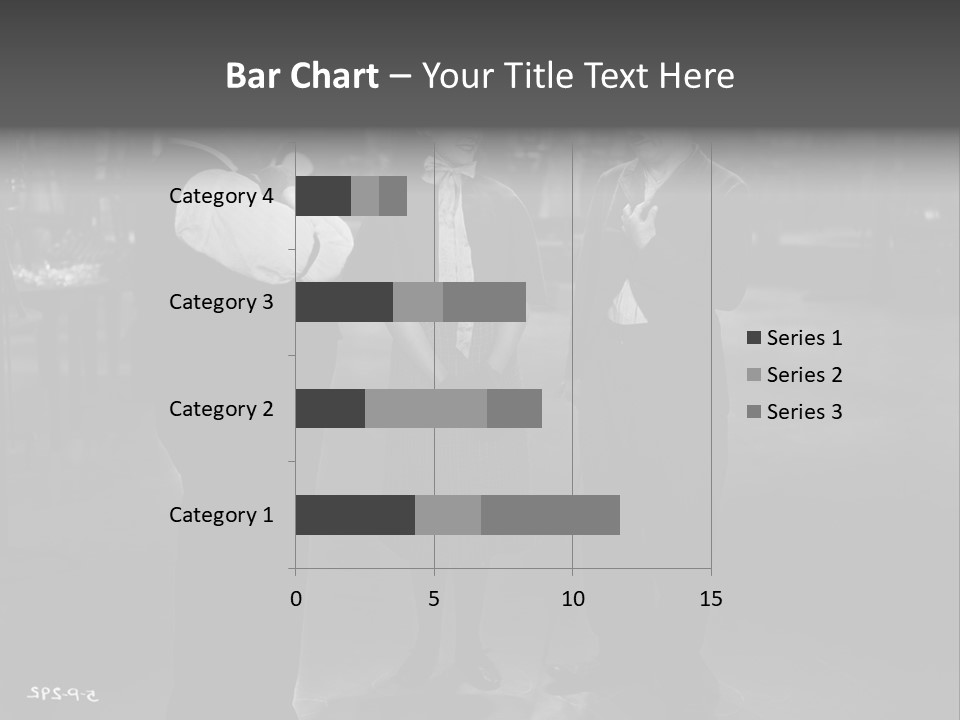 Charlie Chaplin And His Company PowerPoint Template