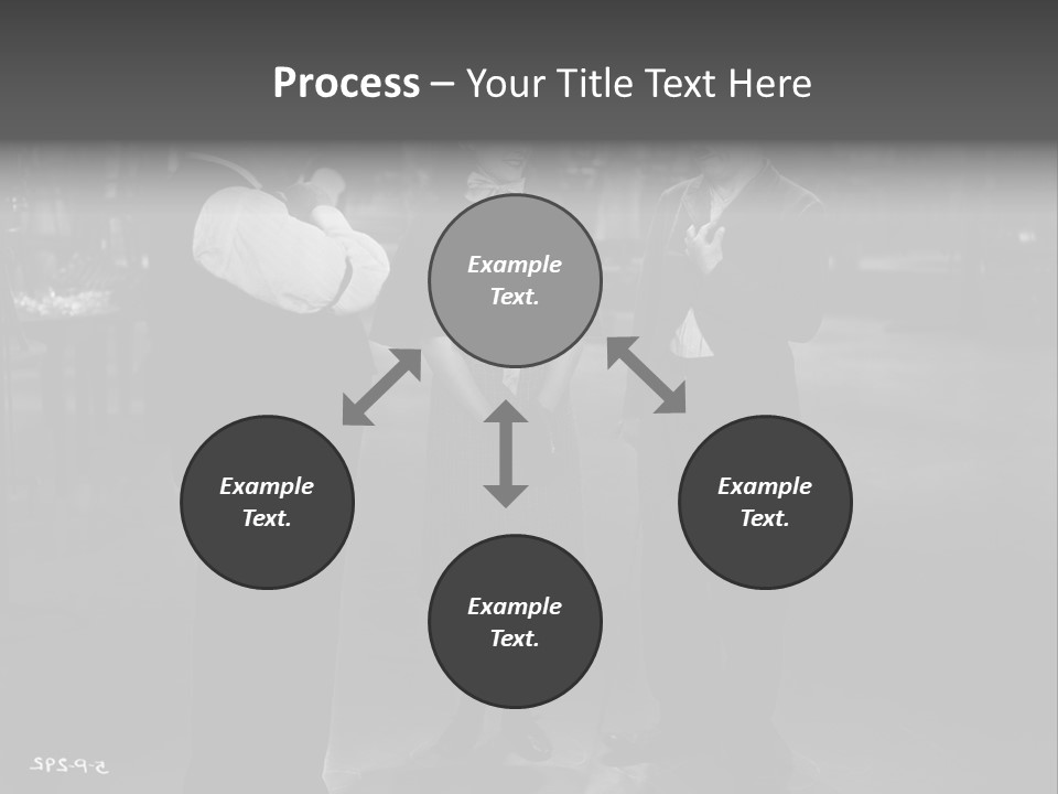 Charlie Chaplin And His Company PowerPoint Template