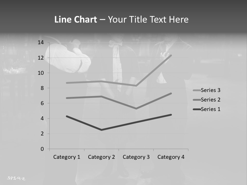 Charlie Chaplin And His Company PowerPoint Template