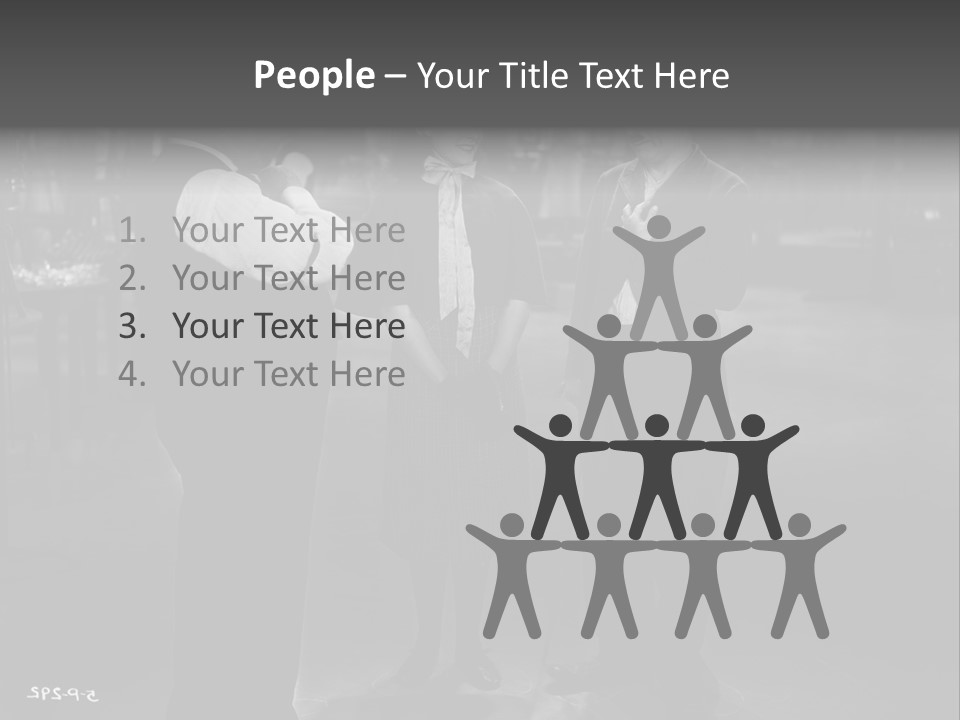 Charlie Chaplin And His Company PowerPoint Template