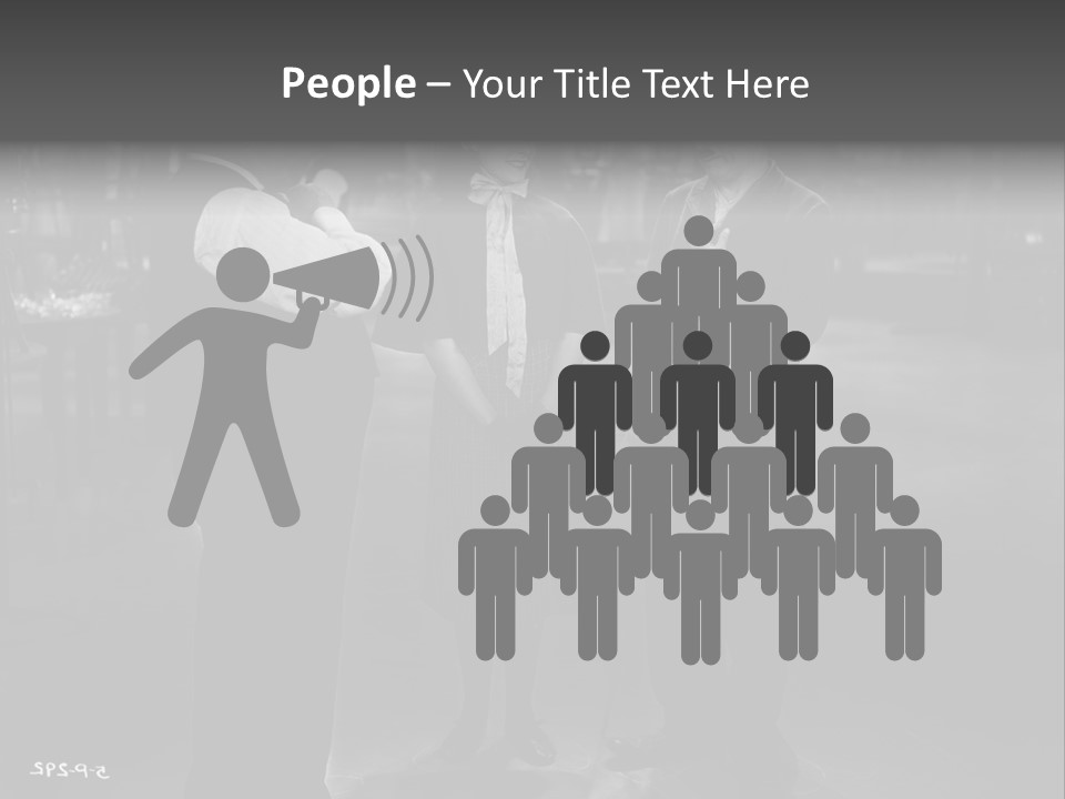 Charlie Chaplin And His Company PowerPoint Template