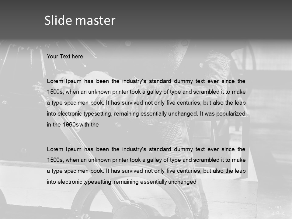 Charlie Chaplin Amused PowerPoint Template