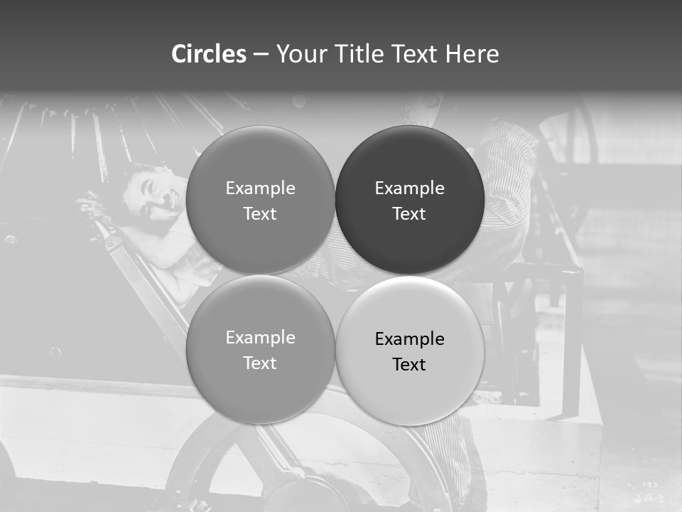 Charlie Chaplin Amused PowerPoint Template