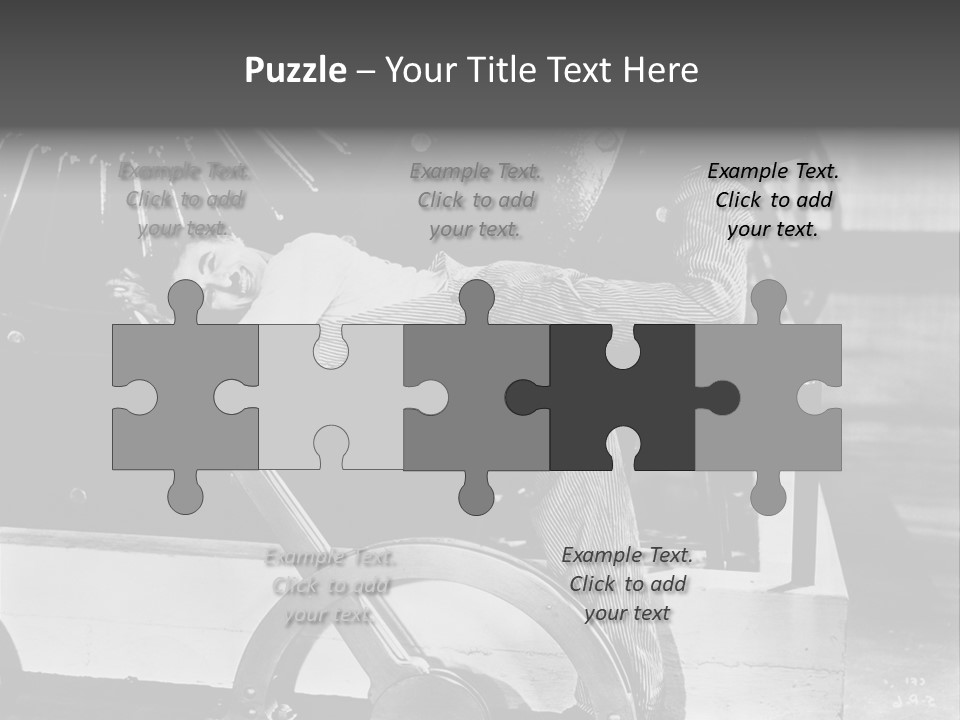 Charlie Chaplin Amused PowerPoint Template