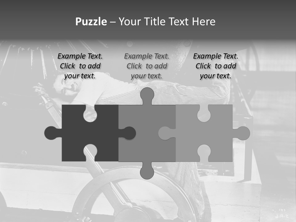 Charlie Chaplin Amused PowerPoint Template