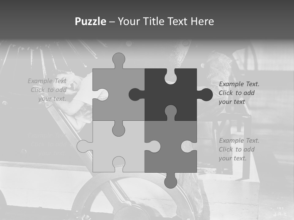 Charlie Chaplin Amused PowerPoint Template