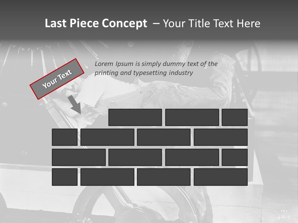 Charlie Chaplin Amused PowerPoint Template