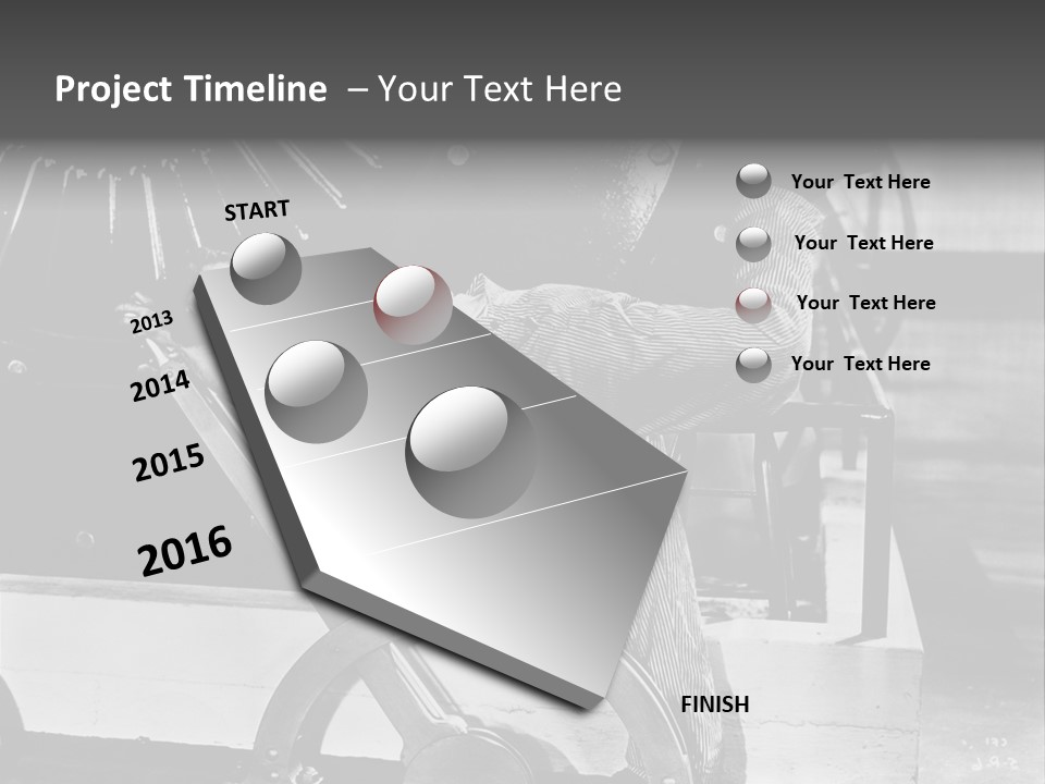 Charlie Chaplin Amused PowerPoint Template