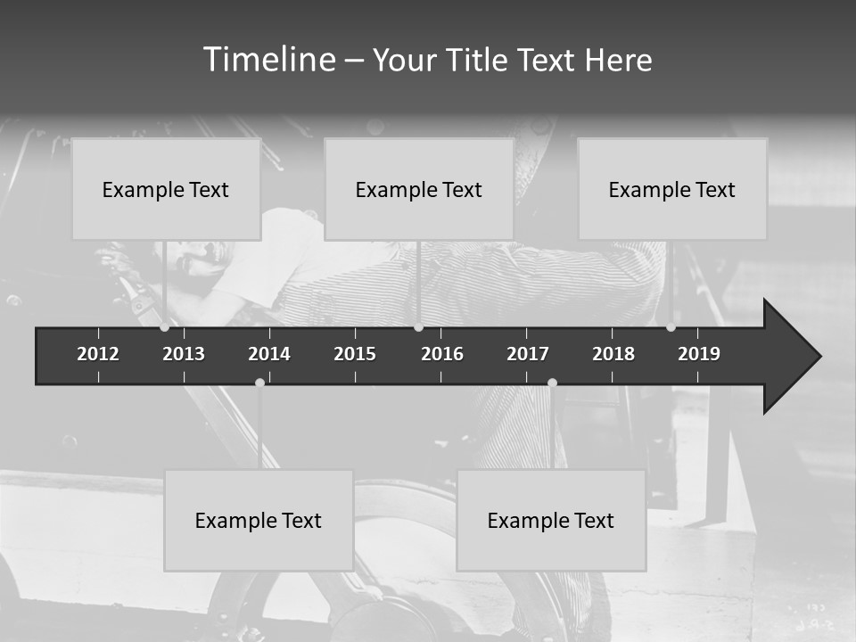 Charlie Chaplin Amused PowerPoint Template