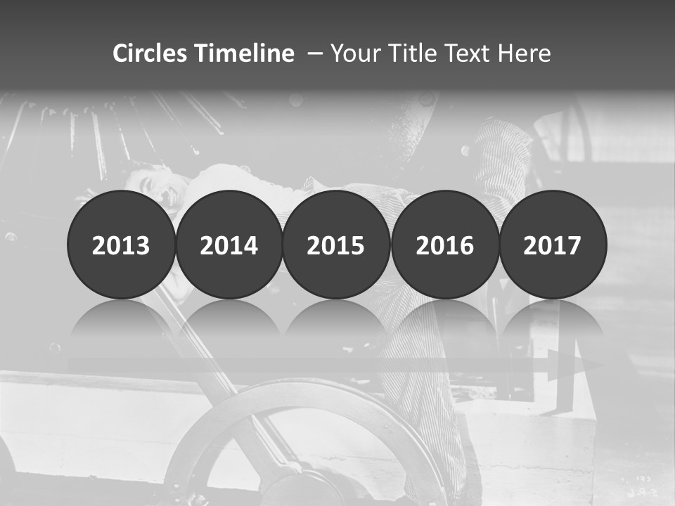 Charlie Chaplin Amused PowerPoint Template