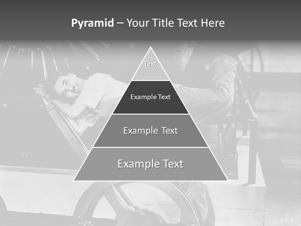 Charlie Chaplin Amused PowerPoint Template