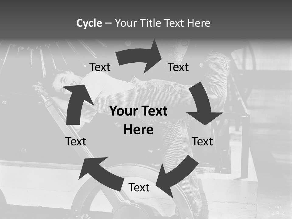 Charlie Chaplin Amused PowerPoint Template