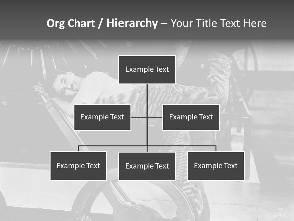 Charlie Chaplin Amused PowerPoint Template