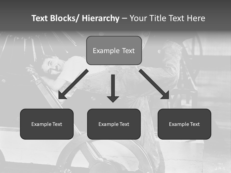 Charlie Chaplin Amused PowerPoint Template