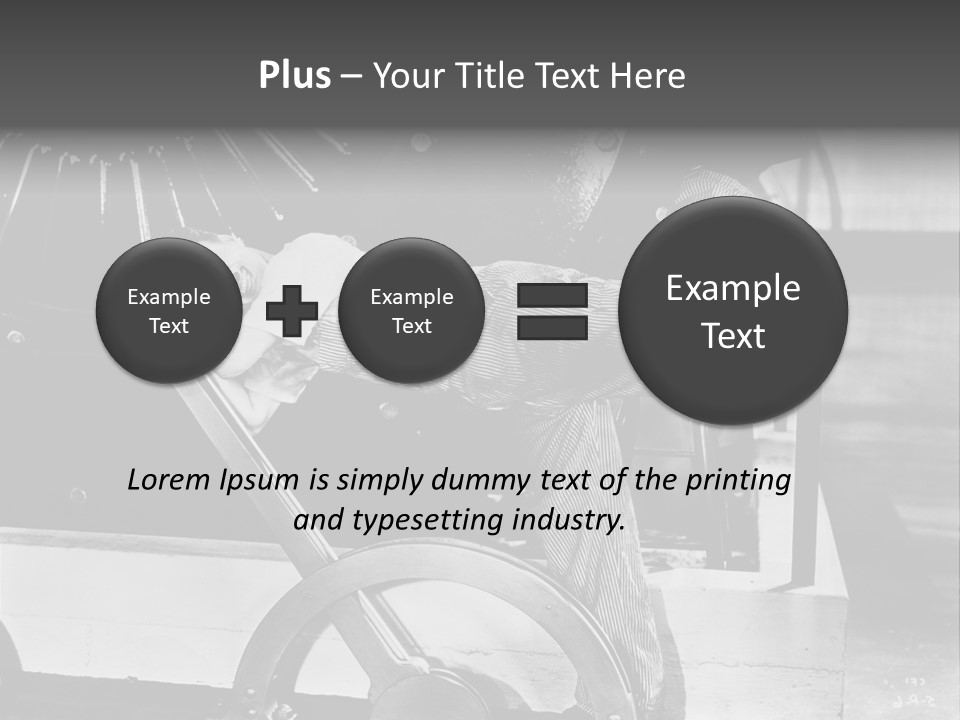 Charlie Chaplin Amused PowerPoint Template