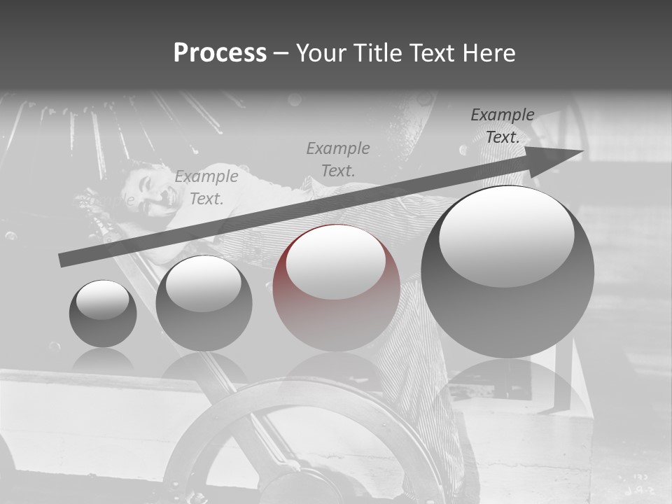 Charlie Chaplin Amused PowerPoint Template