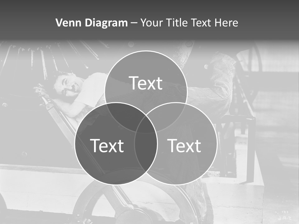 Charlie Chaplin Amused PowerPoint Template