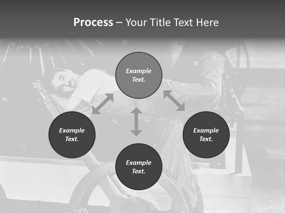 Charlie Chaplin Amused PowerPoint Template