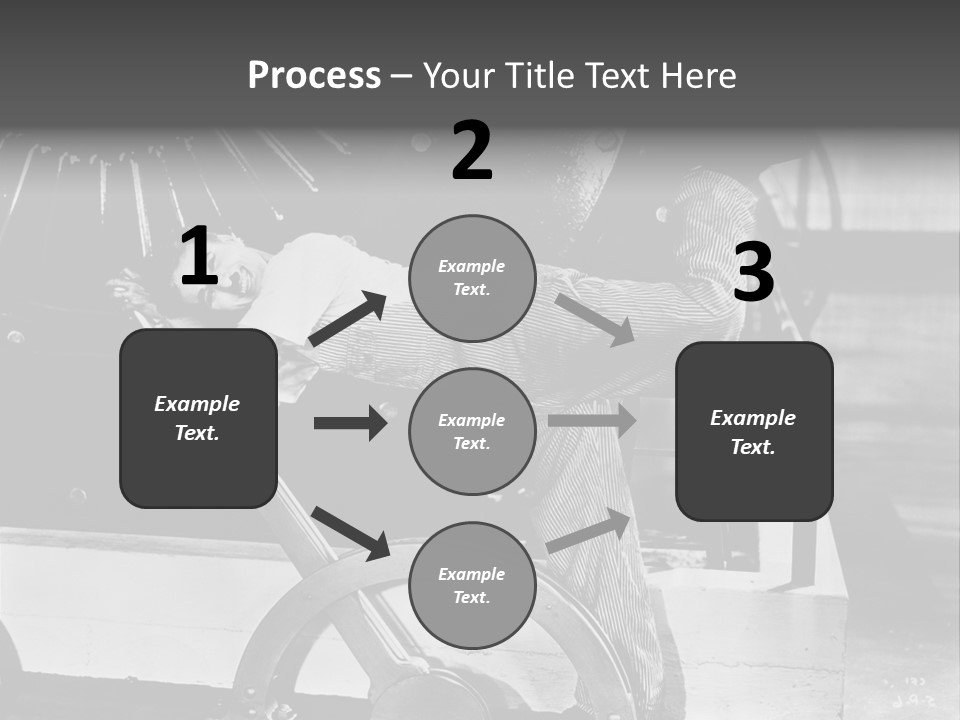 Charlie Chaplin Amused PowerPoint Template