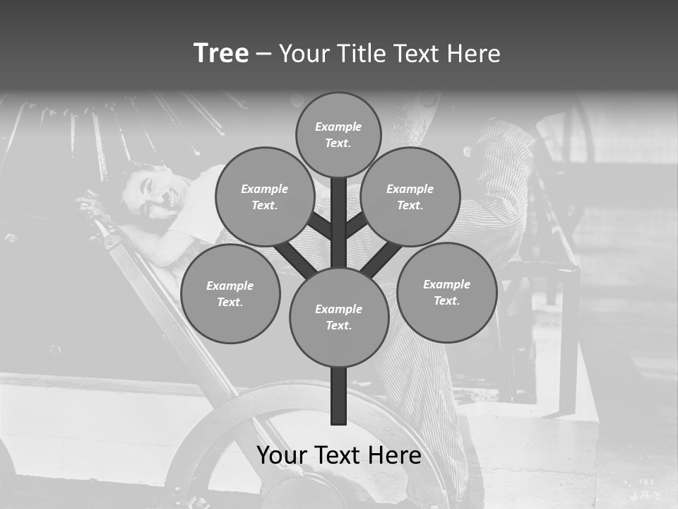 Charlie Chaplin Amused PowerPoint Template