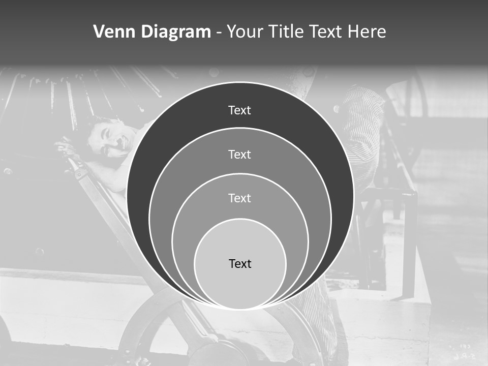 Charlie Chaplin Amused PowerPoint Template