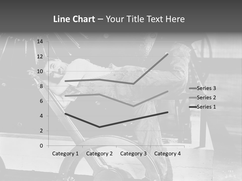Charlie Chaplin Amused PowerPoint Template