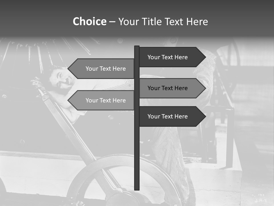 Charlie Chaplin Amused PowerPoint Template