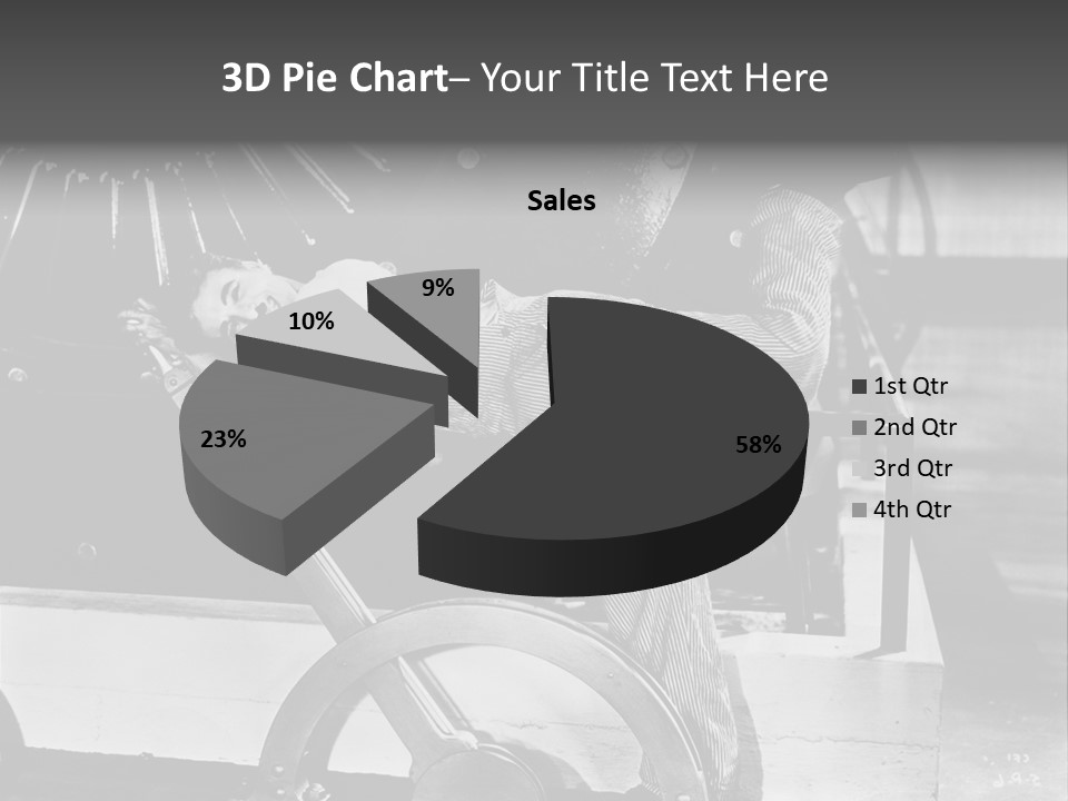 Charlie Chaplin Amused PowerPoint Template