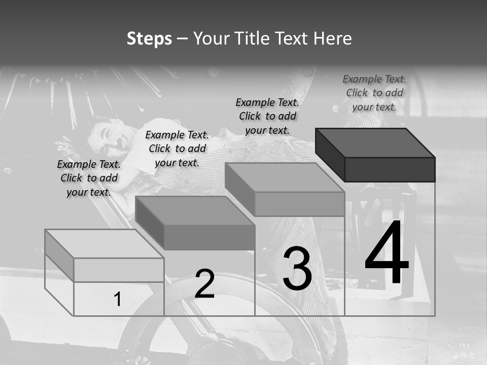 Charlie Chaplin Amused PowerPoint Template