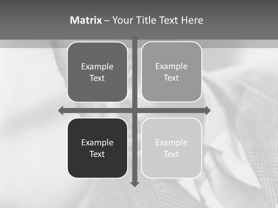 A Man Dressed As A Vintage Image PowerPoint Template