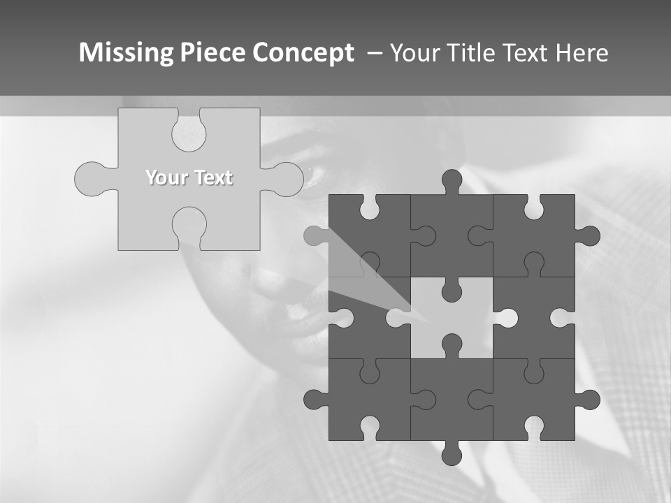 A Man Dressed As A Vintage Image PowerPoint Template