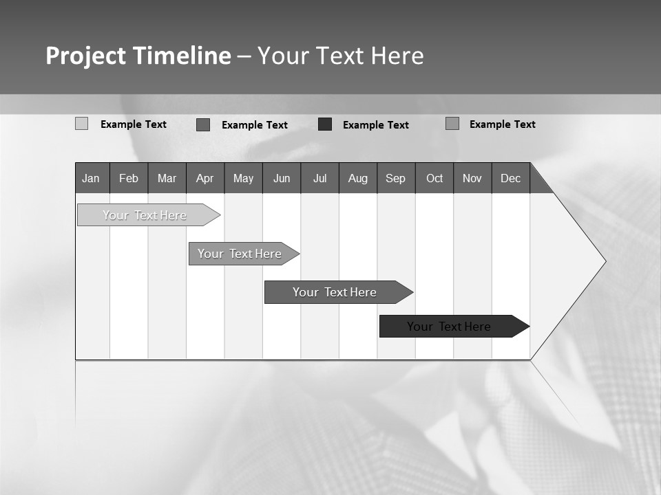 A Man Dressed As A Vintage Image PowerPoint Template
