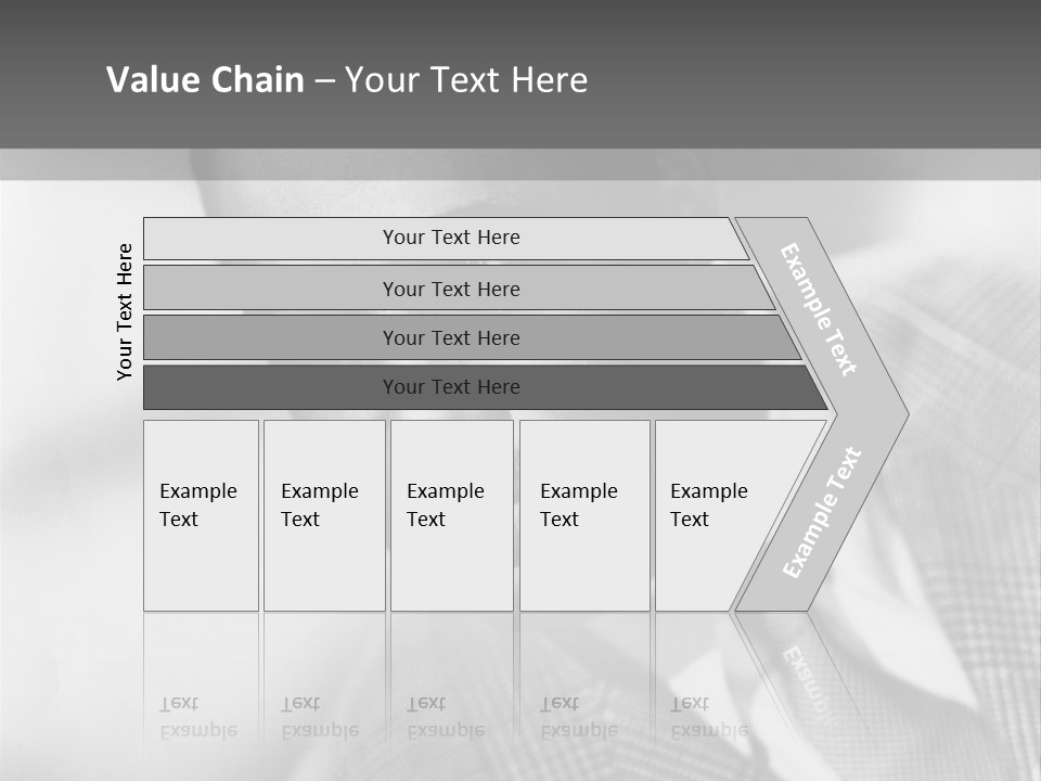 A Man Dressed As A Vintage Image PowerPoint Template